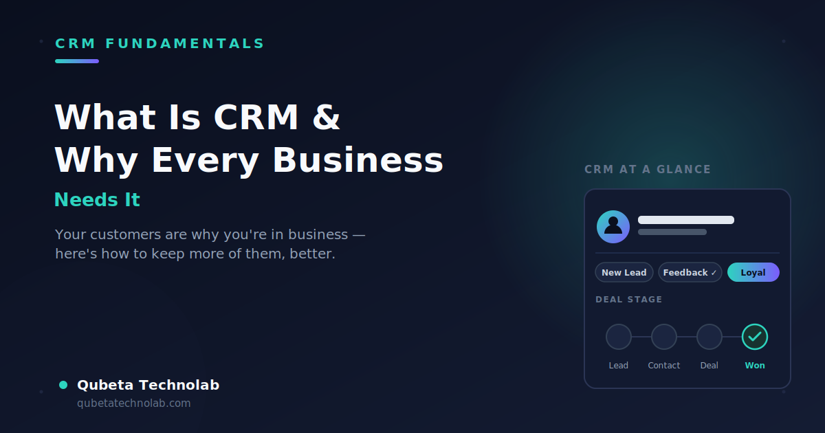 What Is CRM & Why Every Business Needs It ?
