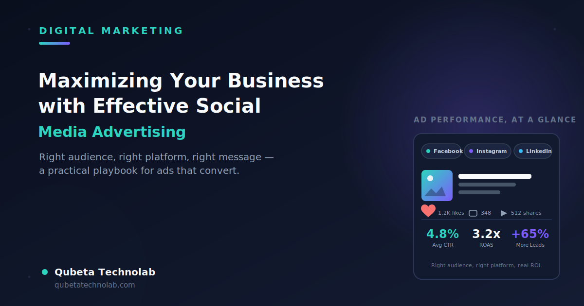 Maximizing Your Business with Effective Social Media Advertising