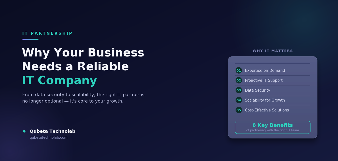 Why Every Business Needs a Reliable IT Company ?