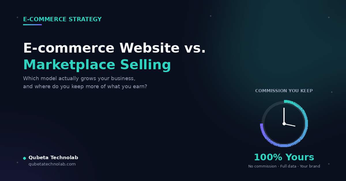 E-commerce Website vs. Marketplace Selling: Which Is Better for Your Business?